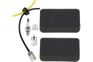 Ferilter 150BT Air Filter Fuel Line Kit for Husqvarna 150BT 350BT 560BTS 150BF 350BF 560BFS Backpack Blower Parts 150 BT Spark Plug Fuel Filter 502844401 Air Filter for Red Max EBZ5100RH Blower