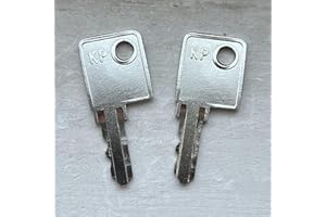KeyPower (2) H51 for Hirsh Industries Replacement Keys, Replacement File Cabinet, Desk or Cubicle Keys