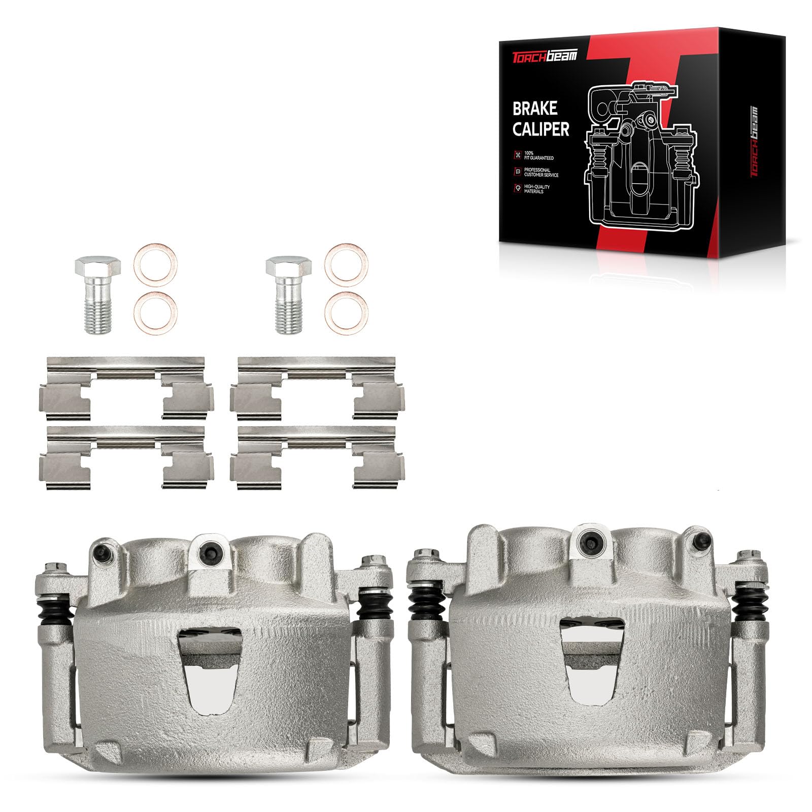Torchbeam Front Brake Calipers Set for Jeep
