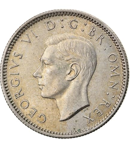1947-1953 British Shilling Coin Issued Under King George VI