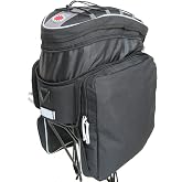 Banjo Brothers Rack Top Pannier Bag | Banjo Brothers Expandable Bike Rack Pannier Bag with Reflective Accents