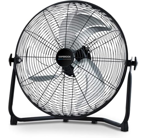 Heller 50cm Black High Velocity Floor Desk Fan Circulator Cooling Hvf50b Fans Amazon Com Au