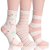 Womens Fuzzy Slipper Socks Winter Warm Fluffy Fleece Cozy Cabin Thick Plush Sleep Soft Socks