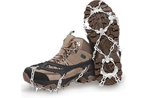DOBURES Traction Cleats Ice Snow Grips for Shoes and Boots