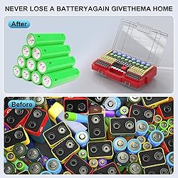 Battery Organizer Storage Holder Box Case with