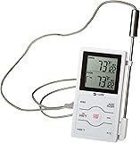 CDN DSP1 Dual Sensing Programmable Probe Thermometer and Timer-Measures Oven Temperature and Food Temperature
