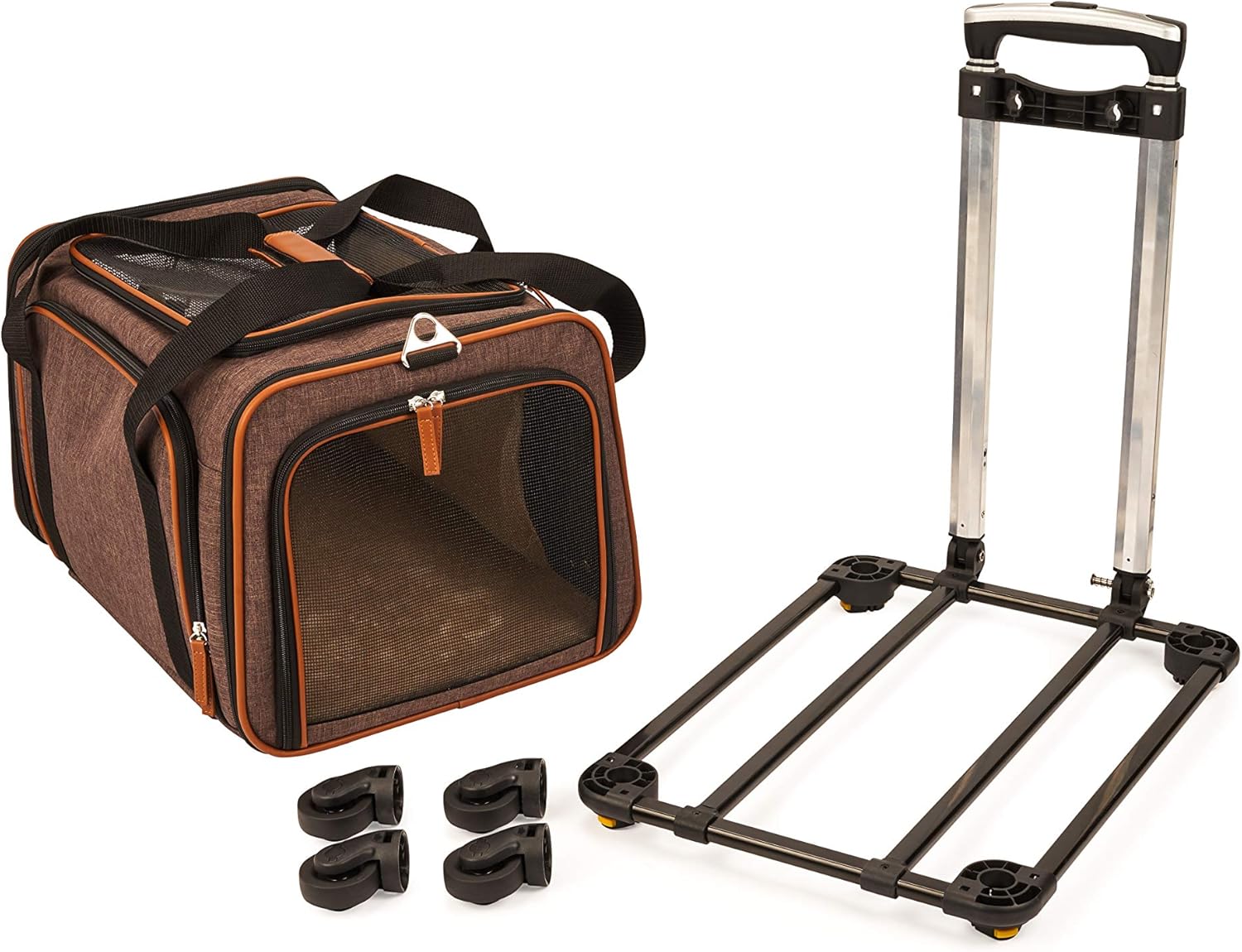 airline pet carrier with wheels