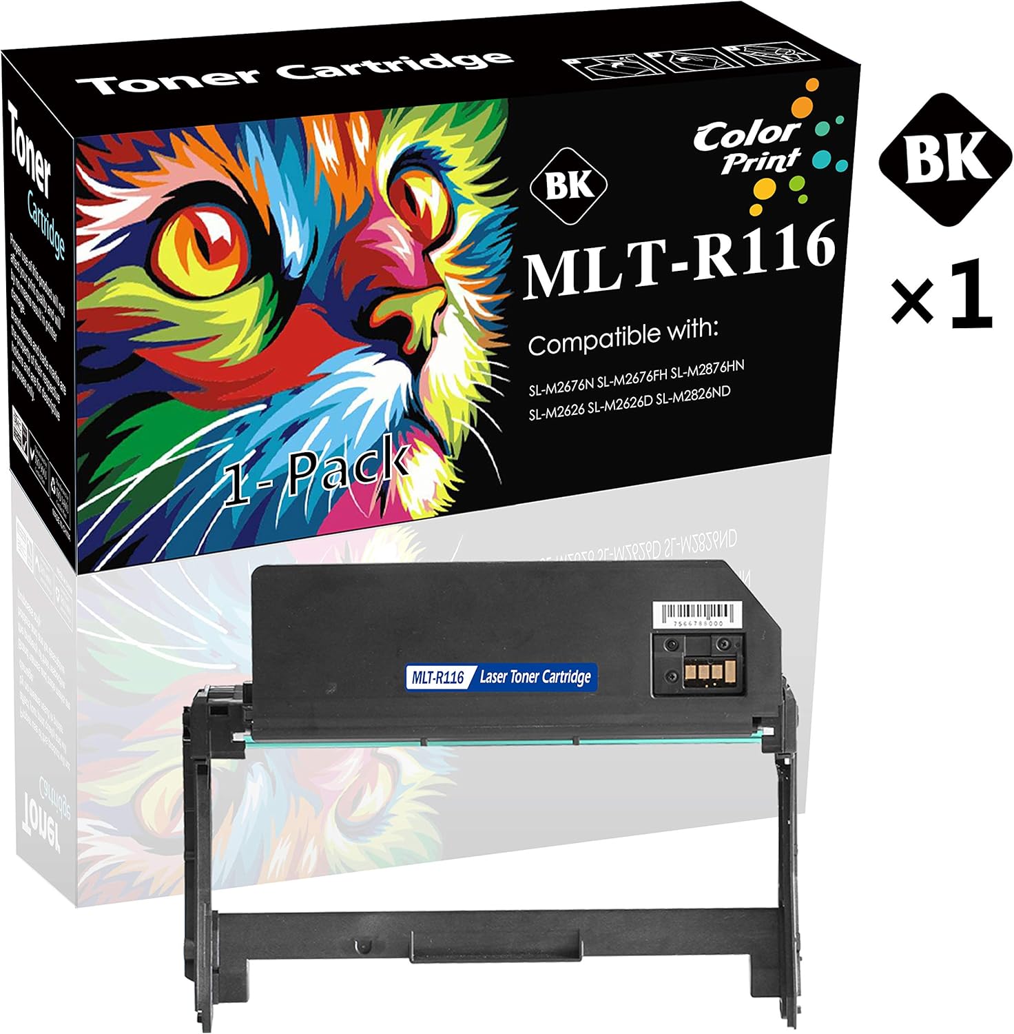(1-Pack Drum) Compatible 116 MLT-R116 Drum Unit R116 Used for Samsung M2825DW M2825WN M2675FN M2825DW M2885FW M2875FW M2875FD Printer, by ColorPrint