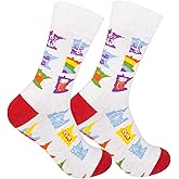 FUNATIC Funny Outdoor Themed Socks for Men Women - Novelty Gifts For Golfing, Fishing, Hunting, Bigfoot, Pickleball, and More