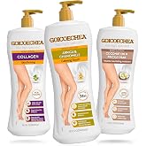 Goicoechea Body Lotion Variety Pack, 13.5 Fl Oz Each, 3-Pack | Varicose Veins Support, Arnica &amp; Chamomile for Lighter Legs, Collagen Elastin for Skin Firming, Coconut Oil for Dry Skin