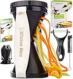 Kitchen Hero Spiral Slicer Zucchini Noodle Spaghetti Pasta Maker