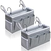 Kanrichu Bedside Caddy 3-pocket (Gray-2pcs)