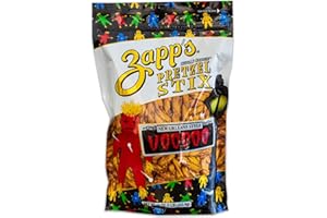 CIRCLE OF DRINK Zapp's Voodoo Pretzel Stix - Sinfully Seasoned - New Orleans Style - Full Flavored Delicious - 1lb, 16oz - 1 Bag