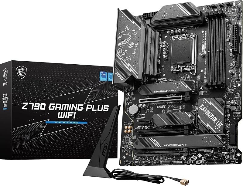 MSI Z790 GAMING PLUS WIFI ATX Motherboard LGA 1700 DDR5 PCIe 5.0 Wi-Fi 6E