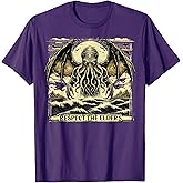 Cthulhu Respect The Elders, Vintage Cosmic Horror T-Shirt