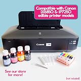 EPS Edible Ink Refill Kit w/ Cartridges for Canon PIXMA iX6850 iP7250 Edible view 5
