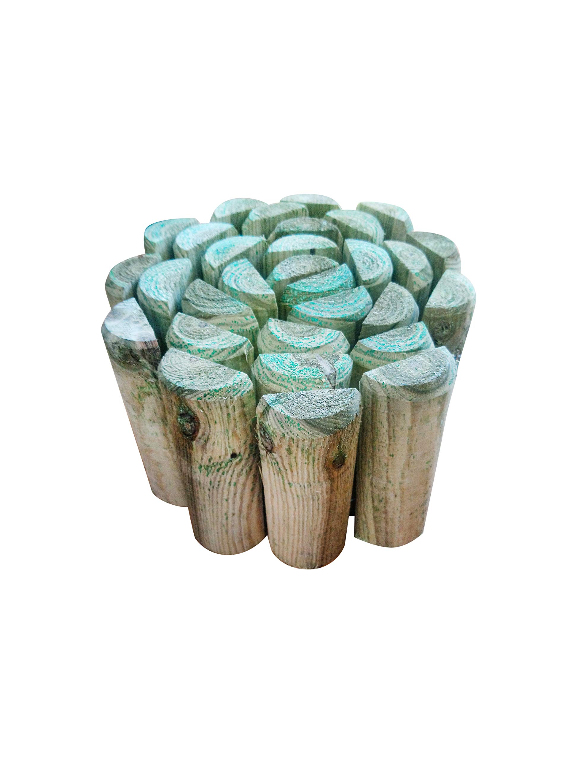 Log roll 120 x 15cm approx - Lawn edging - Flower Bed Edging - Log rolls Garden Edging Garden borders