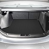 Premium Cargo Liner for Mazda 3 Sedan 2019-2025 - 100% Protection - Custom Fit Car Trunk Mat - All-Season Black Cargo Mat - 3D Shaped Laser Measured Trunk Liners for Mazda 3 (BP)