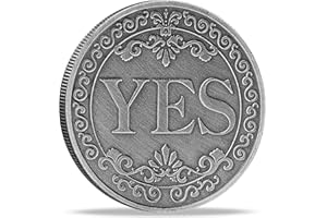 STRUGGLEJEWELRY Novelty YES NO Letter Challenge Coins, Decision Maker