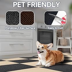 CUCOS Carpet Tiles Peel and Stick, Squares Carpet