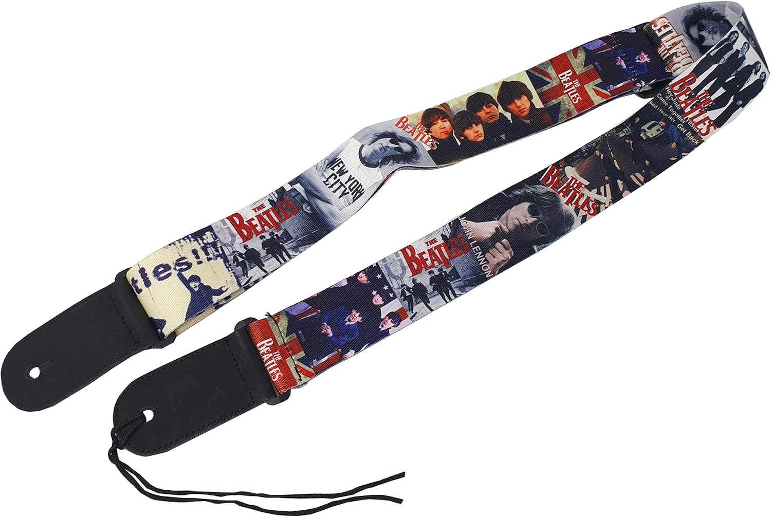 Correa para guitarra y bajo ROCKYOU S008A diseño elegante fotogramas The Beatles
