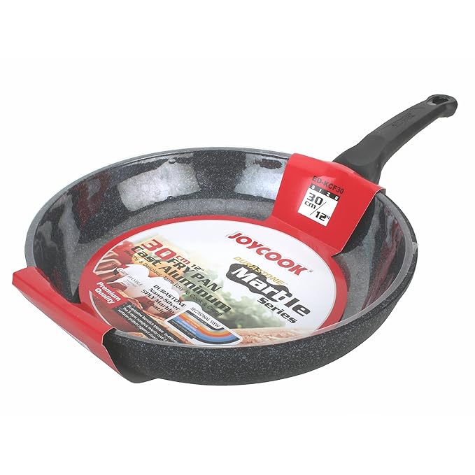 Amazon.com: JOYCOOK Ceramic Marble Coated Cast Aluminum Non Stick Fry Pan: Kitchen & Dining