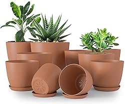 Utopia Home - Plant Pots Indoor with Drainage