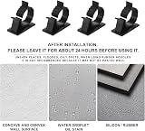 Viaky 30PCS Black Adjustable Cable Clips Self-Adhesive Wire Organizers Holder view 4