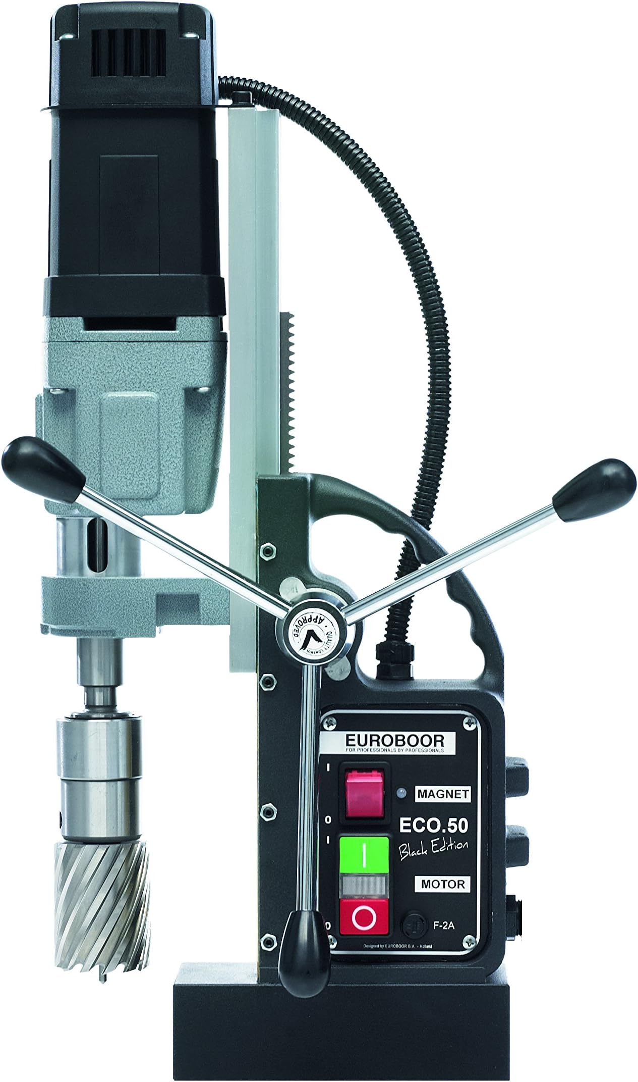 EUROBOOR Eco.50-T Magnetic Drilling Machine, 220-240 V, 1375 W, 320 mm L x 210 mm W x 385-540 mm H