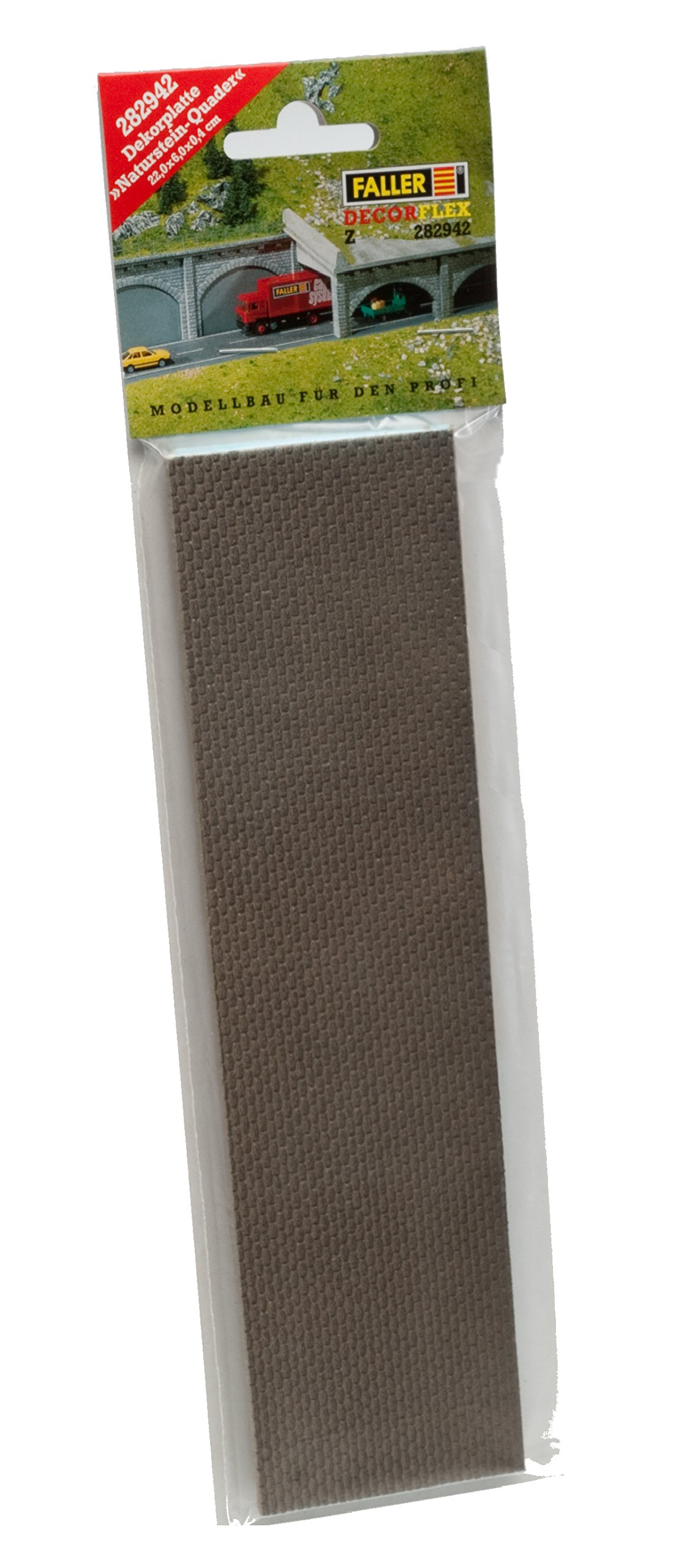 FALLER FA 282942 Dcrtv Sheet NTRL Stone 2/ Z Scale Building Kit S