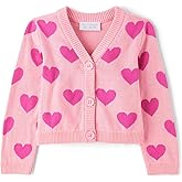 The Children's Place Baby Girls' and Toddler Long Sleeve Knit Button Front Cardigan