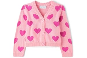 The Children's Place Baby Girls' and Toddler Long Sleeve Knit Button Front Cardigan