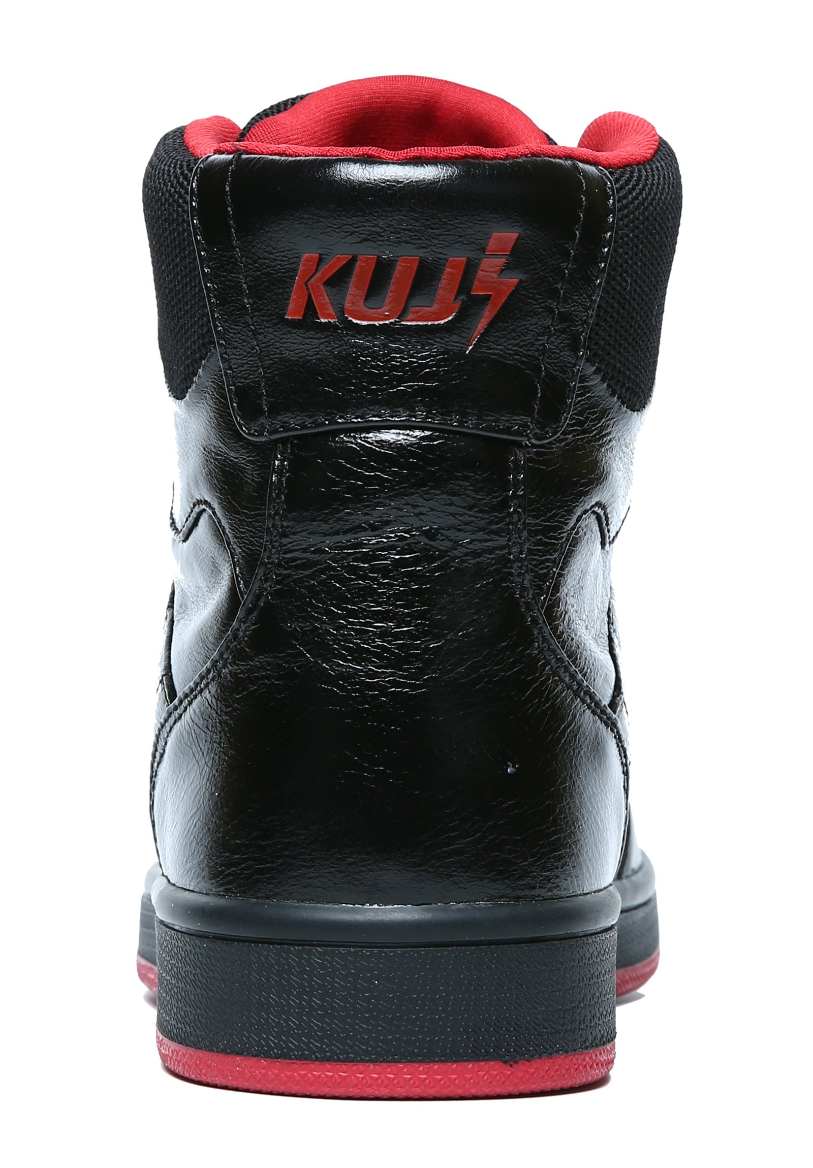 Soulsfeng Men Women High Top Skateboarding Shoes Flat Lace Up Cowhide Leather Casual Sneaker (Women 6.5 B(M) US, Black)