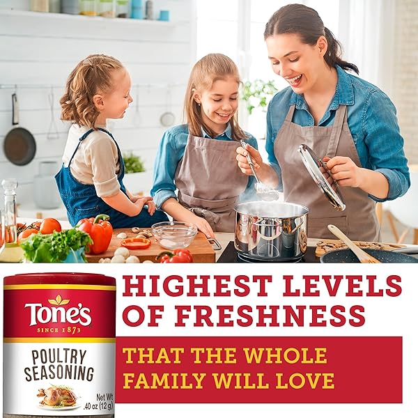 TONE’S POULTRY SEASONING, 0.40 OUNCE