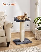 Feandrea Cat Scratching Post with Plush Perch 40x30 cm, 71 cm Tall view 2