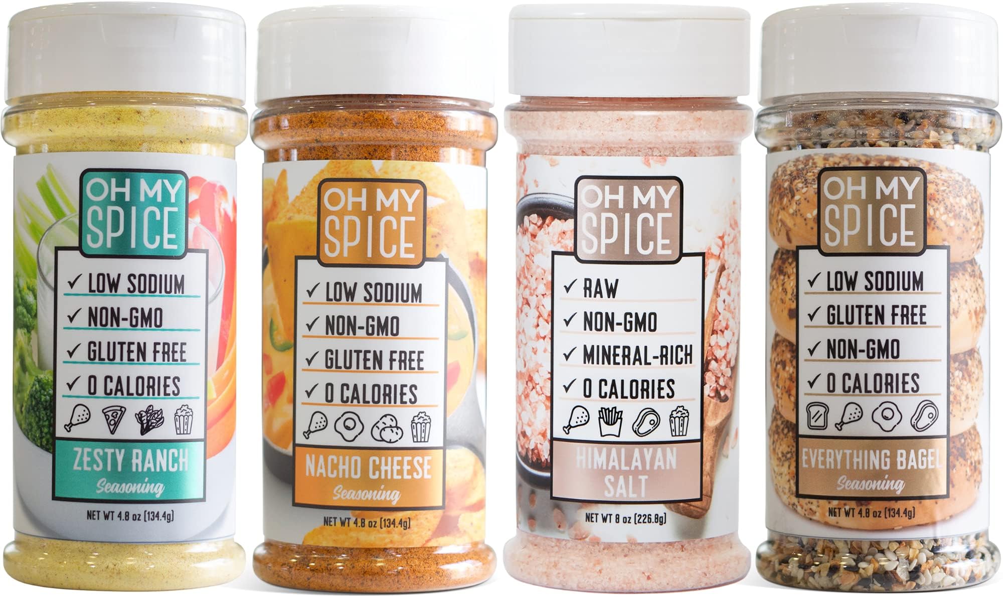 Seasoning Variety Pack (4 Pk - Ranch, Nacho, Bagel, Salt)