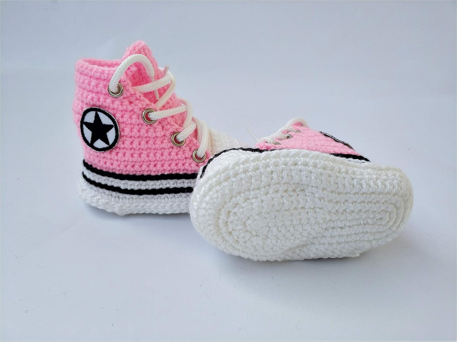 crochet converse newborn high tops