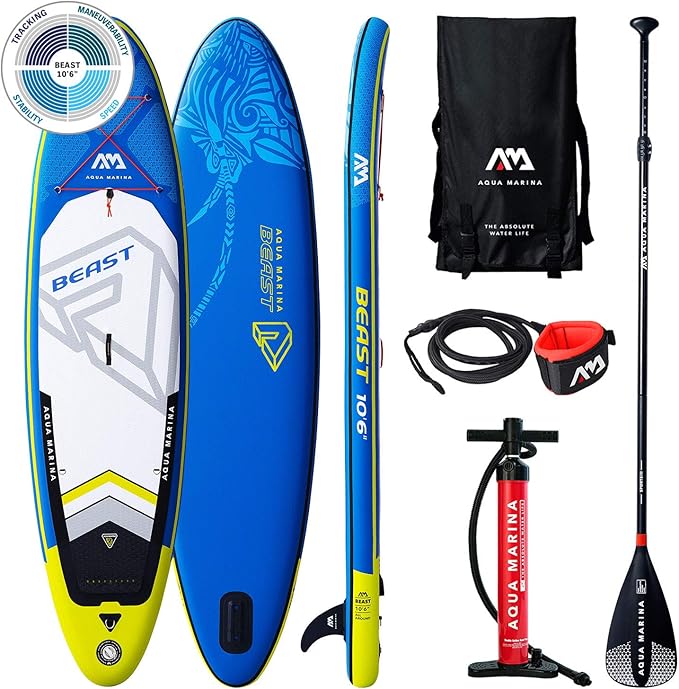 AM AQUA MARINA Stand up Paddle Board, Set Gonfiabile Beast 2020 iSUP ...