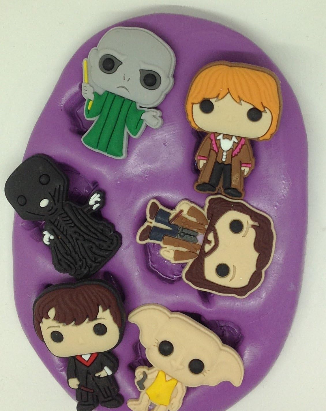 Harry Potter Silicone Mould/Mold.Characters.Topper.Cupcake.