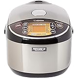Zojirushi Pressure Induction Heating Rice Cooker & Warmer, 10 Cup, Stainless Black, Made in Japan