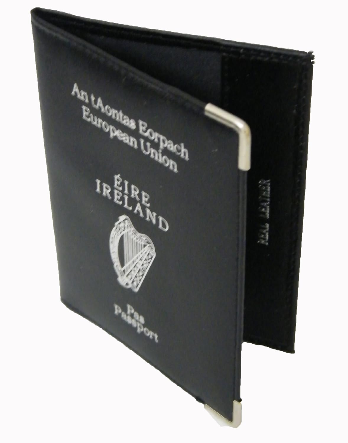 BLACK IRISH IRELAND LEATHER PASSPORT COVER, HOLDER FOR HOLIDAY Amazon