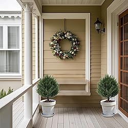 24" Artificial Cypress Topiary Tree with Ground