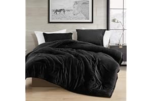 BYOURBED Coma Inducer Oversized King Comforter - Touchy Feely - Black