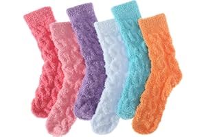 UPCOZY Fluffy Fuzzy Socks Gifts for Women,Winter Cozy Soft Warm Plush Socks Gifts for girlfriend.