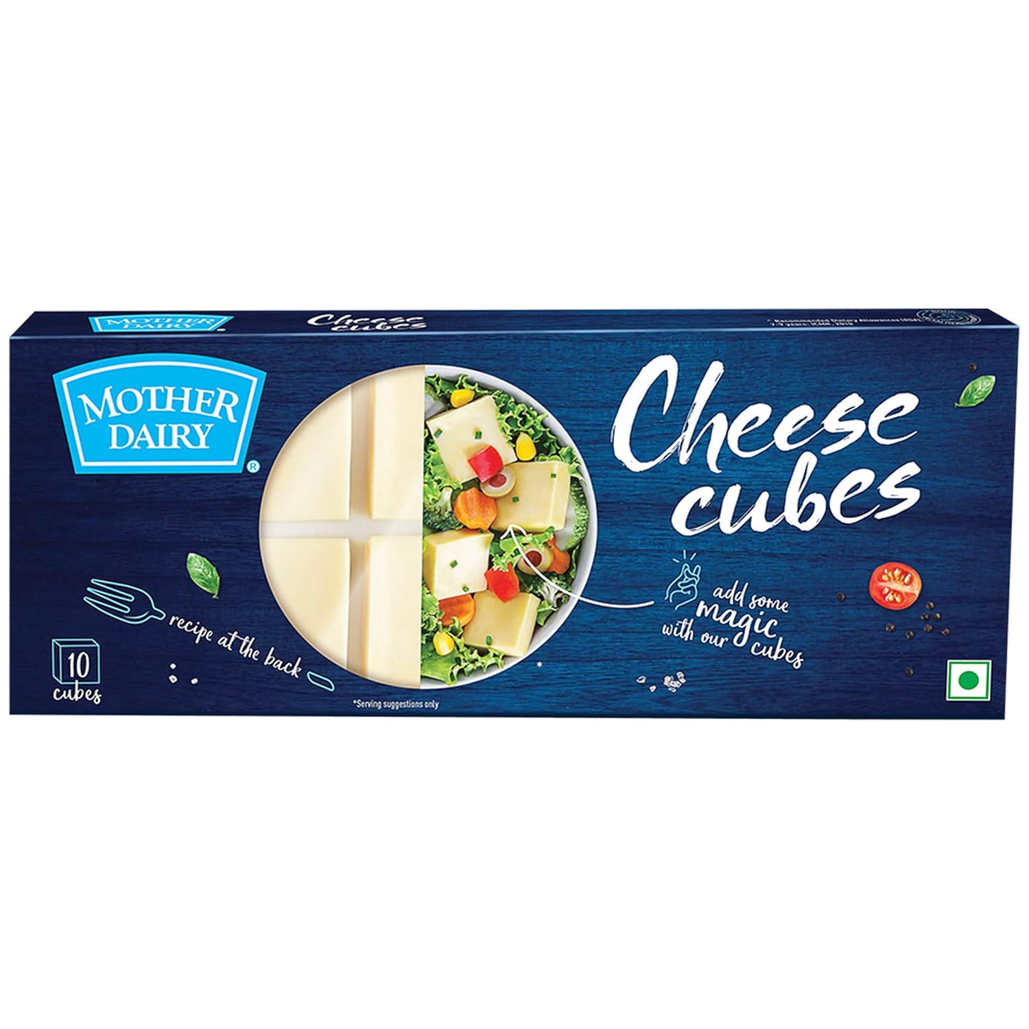 Mother Dairy Cheese Cubes, 180g Box Amazon.in Grocery & Gourmet Foods
