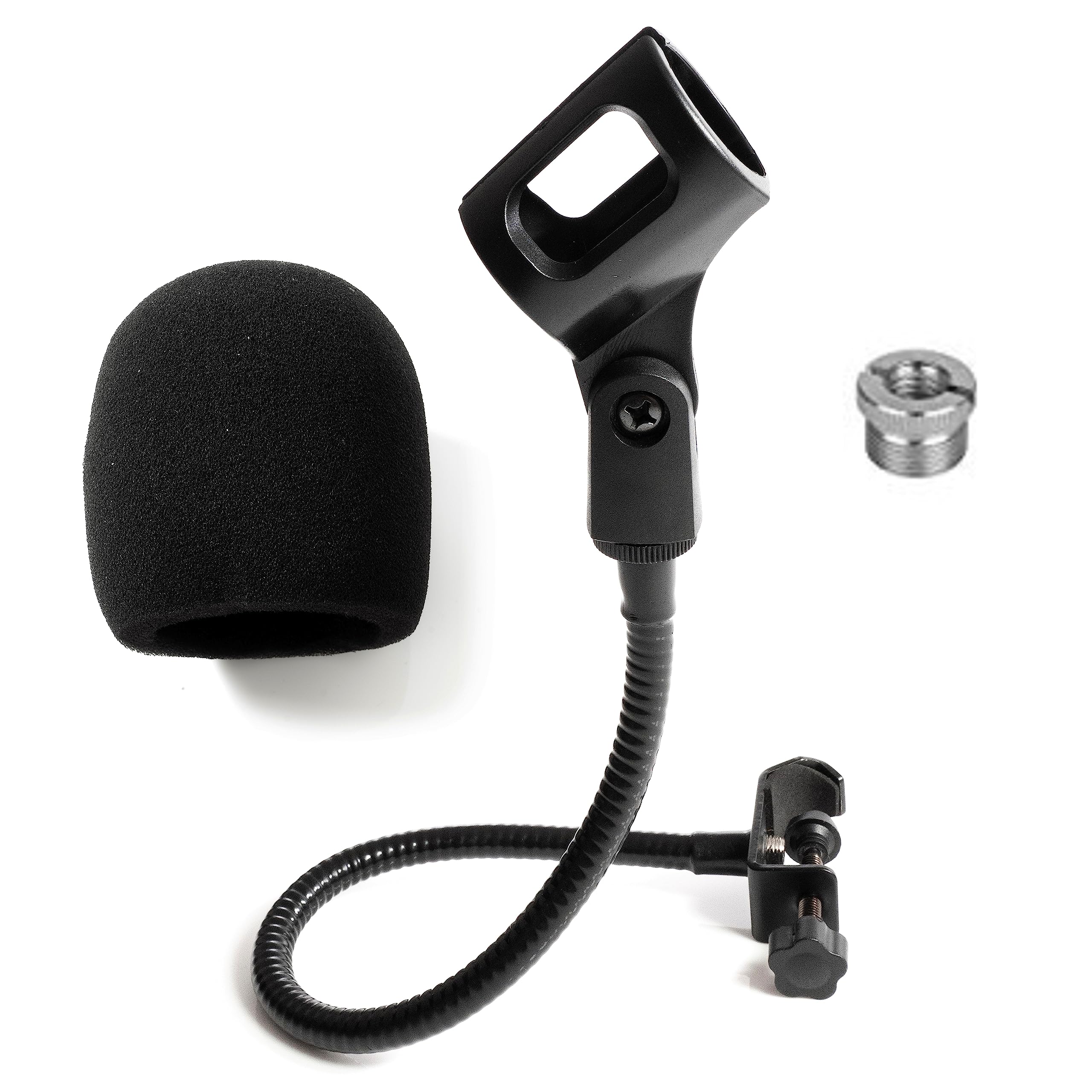 Universal Microphone Boom Arm: Flexible Stand for Clear Audio & Easy Desk Clamp Mounting