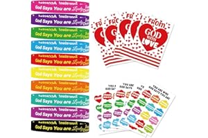 Fankya 110Pcs/30Sets Christian Gifts Jesus Loves You Wristbands with Bible Verse Cards Religious Gospel Tracts Fruit of Spirit Jesus Te Ama Let Your Light Shine Rubber Bracelets