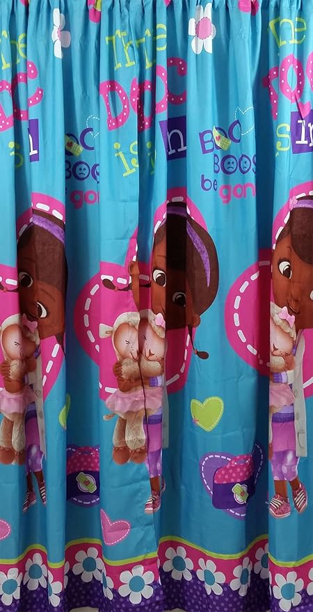 Amazon Com Disney Doc Mcstuffins Window Panels Curtains