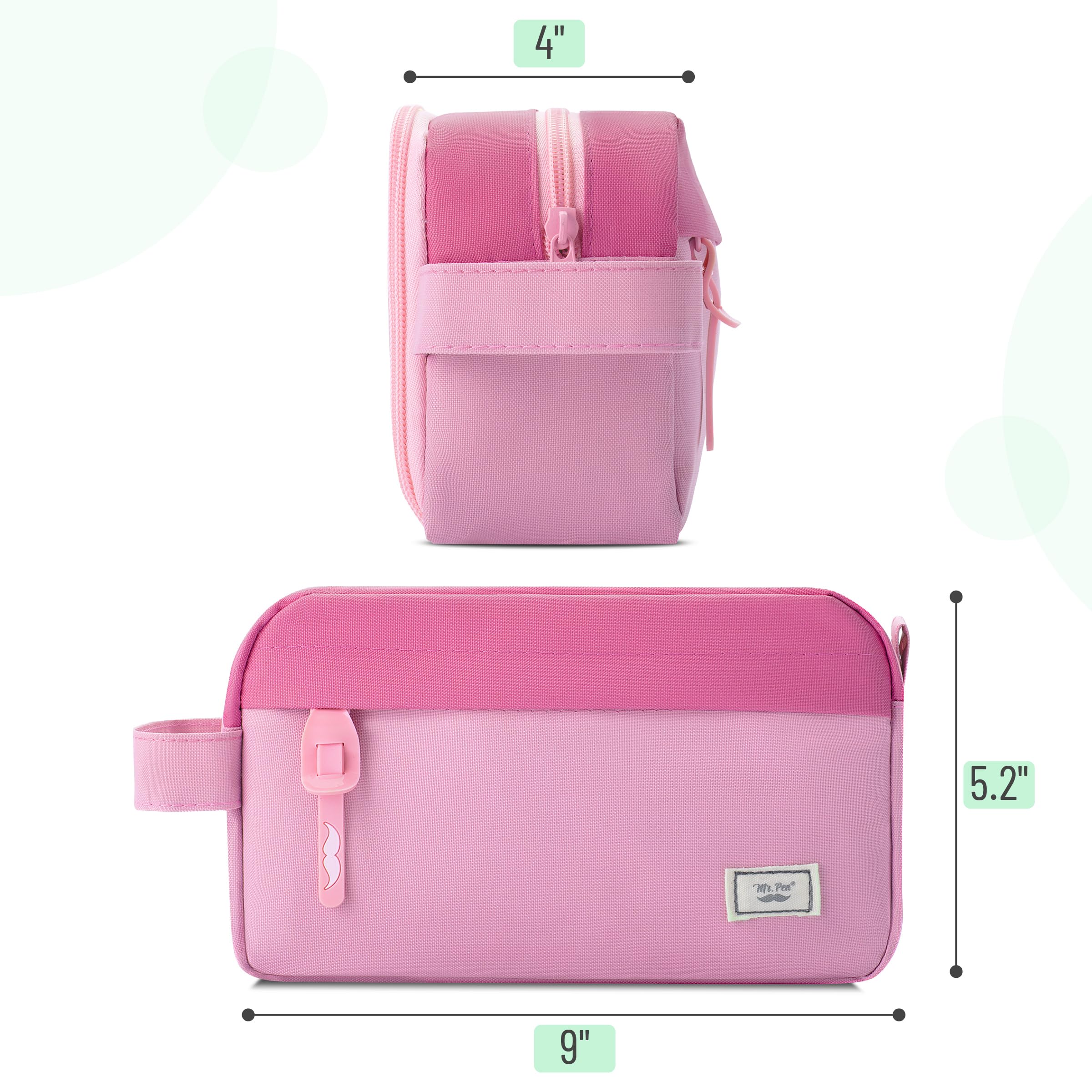 Mr. Pen- Large Capacity Pencil Case, Mint Green, Pencil Pouch, Pencil Bag, Pen Case