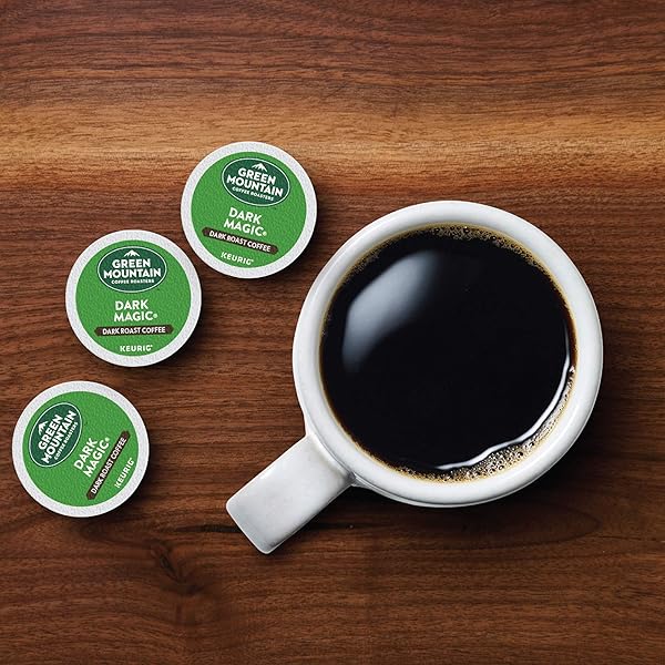 GREEN MOUNTAIN COFFEE ROASTER DARK MAGIC KEURIG SINGLE-SERVE K-CUP PODS, DARK ROAST COFFEE, 32 COUNT